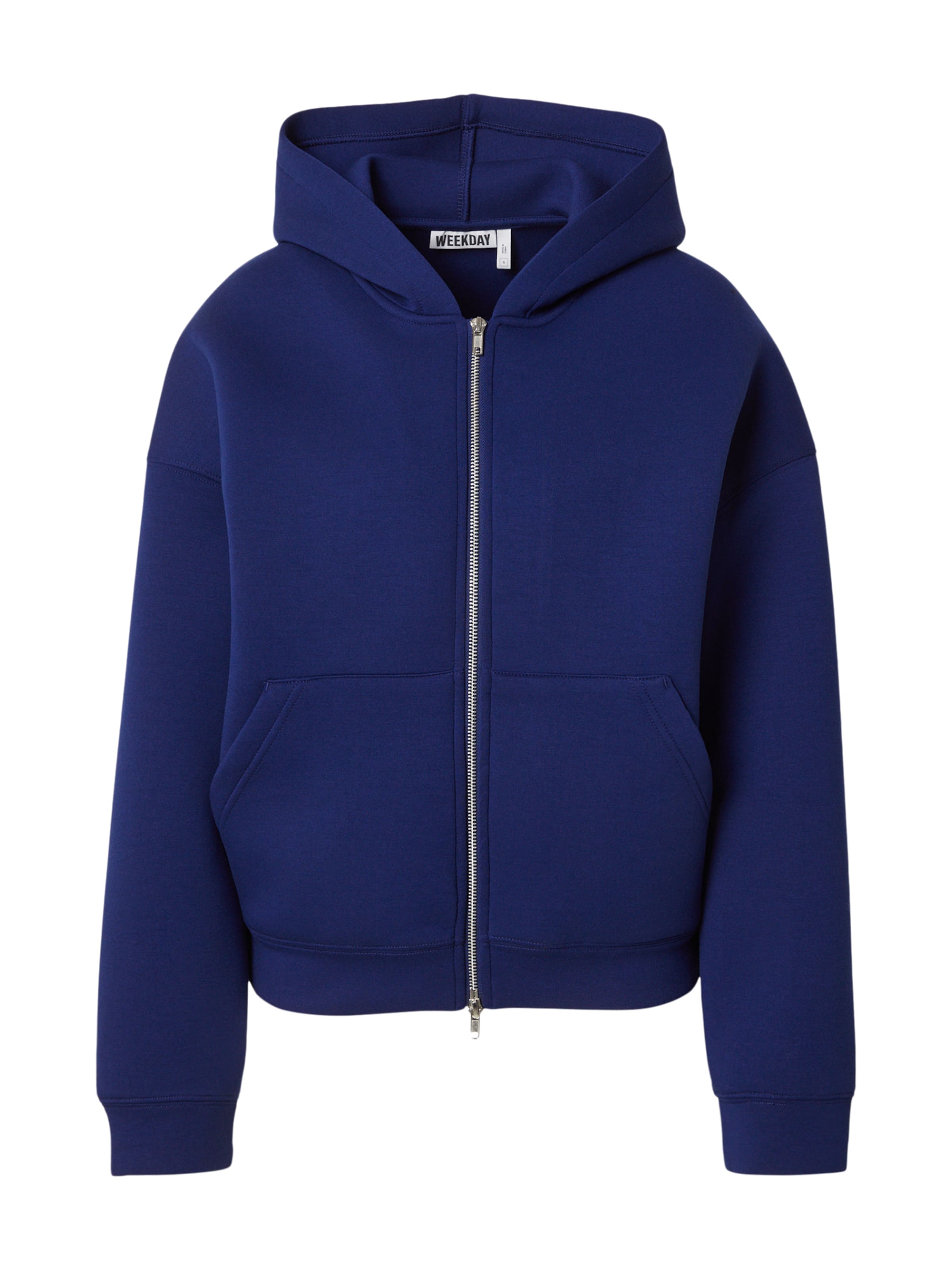 Giacca di felpa 'Scarlet' di WEEKDAY in blu: frontale