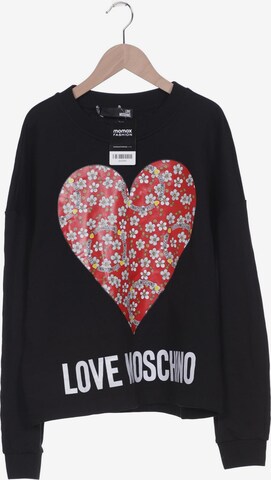 Love Moschino Sweatshirt & Zip-Up Hoodie in L in Black: front