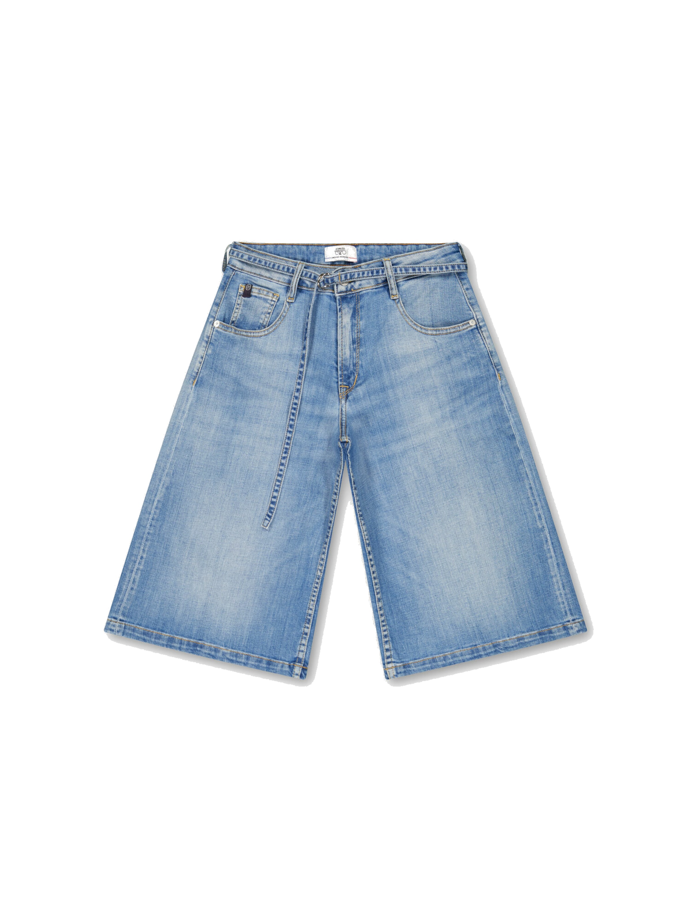 Le Temps Des Cerises Wide leg Jeans 'Lazaret' in Blauw: voorkant