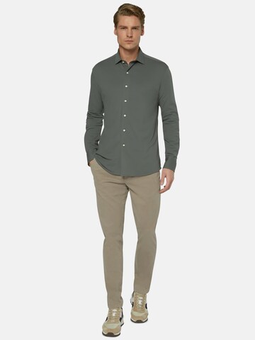 Boggi Milano Regular fit Button Up Shirt in Green