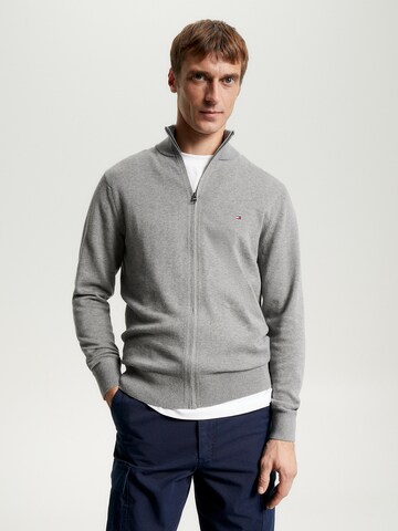 TOMMY HILFIGER Knit cardigan in Grey: front