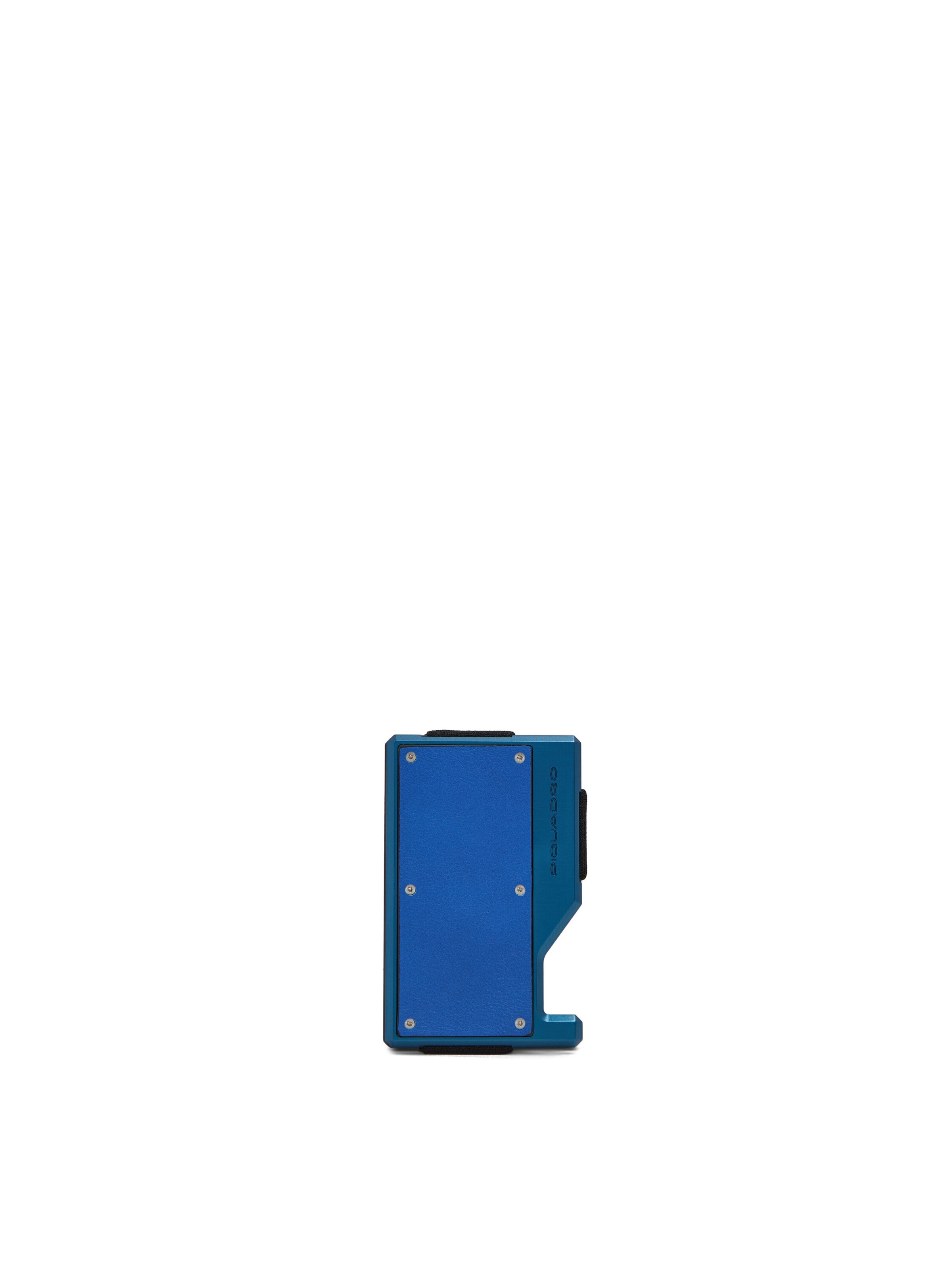 Piquadro Portemonnee in Blauw: voorkant