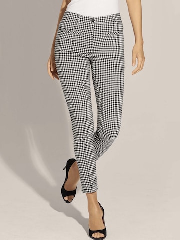 Coupe slim Pantalon MADELEINE en noir : devant