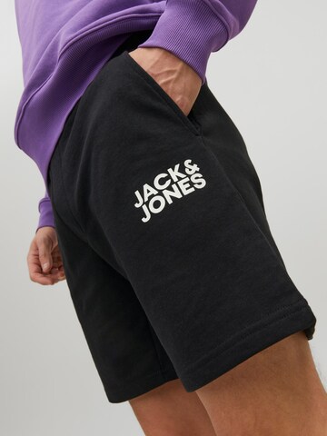 JACK & JONES Normalny krój Spodnie 'Bex' w kolorze czarny