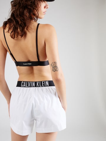 Calvin Klein Swimwear Rövid fürdőnadrágok - fehér