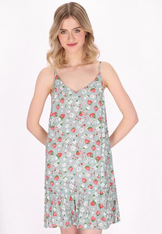 MYMO - Vestido de verano en verde: frente
