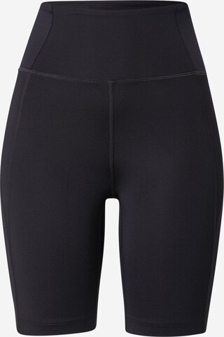 Girlfriend Collective Skinny Sports trousers in Black: front