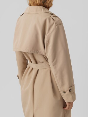 VERO MODA Between-seasons coat 'Chloe' in Brown