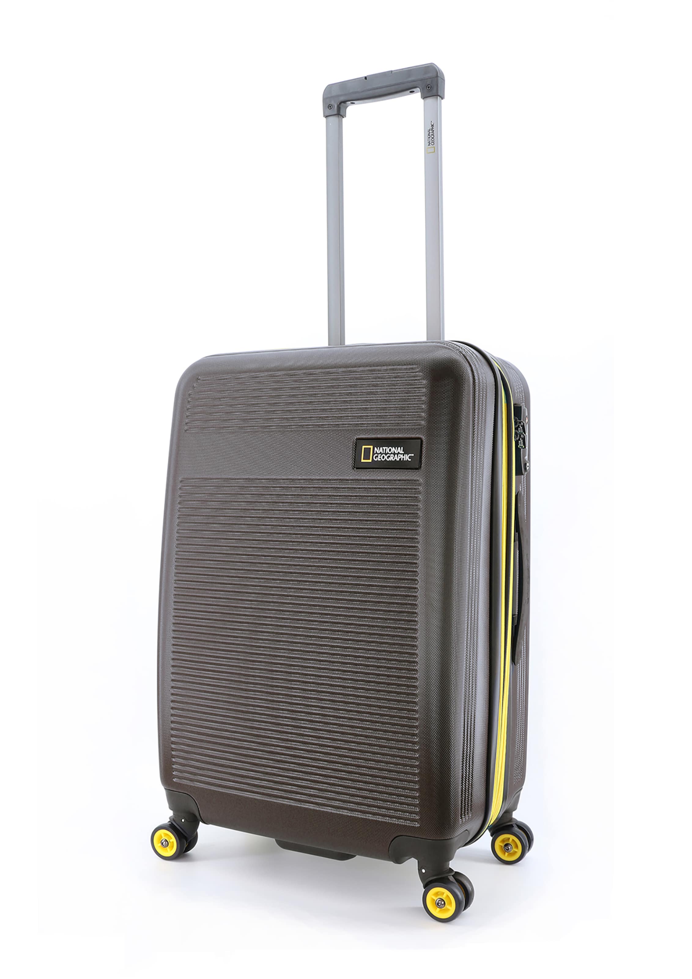 National Geographic Reisekoffer 'Aerodrome' in Grau: Vorderseite