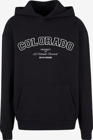 9N1M SENSE Sweatshirt 'Le Colorado Provencal' in Black: front