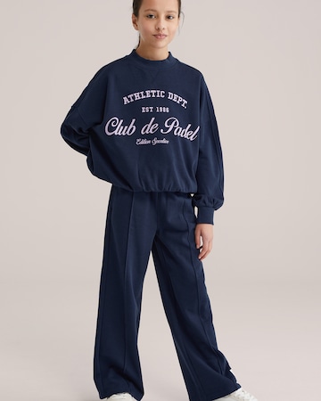 WE Fashion Regular Pants in Blue