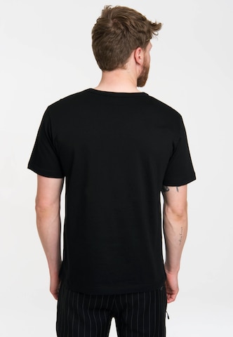 LOGOSHIRT Shirt 'Avengers' in Black