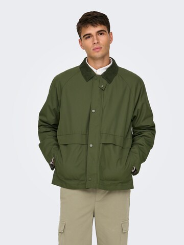 Only & Sons Jacke 'ONSKosmo' in Grün: Vorderseite