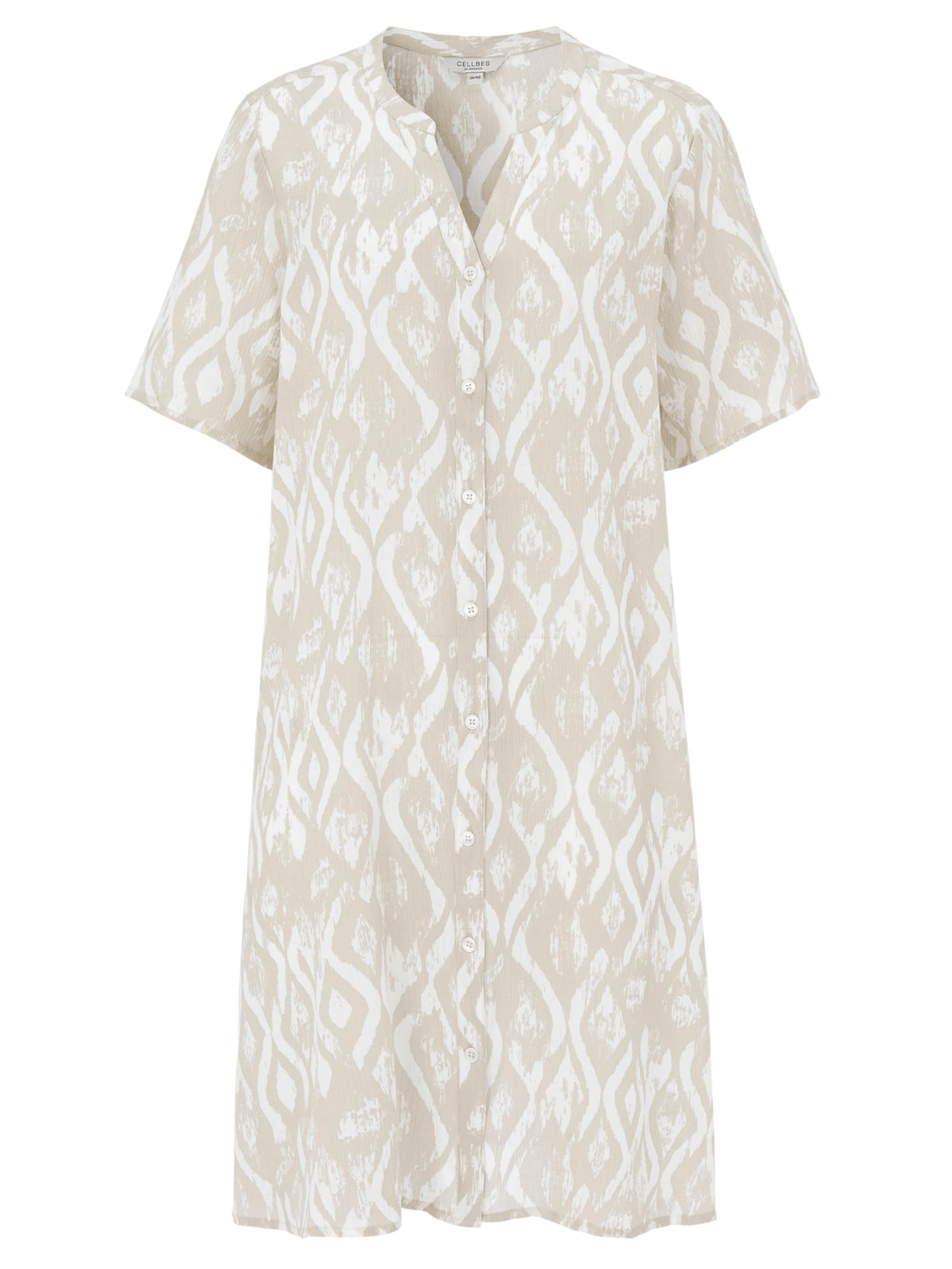 Cellbes of Sweden Jurk in Beige: voorkant