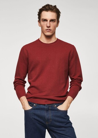 MANGO MAN Pullover 'Avena' in Rot: predná strana