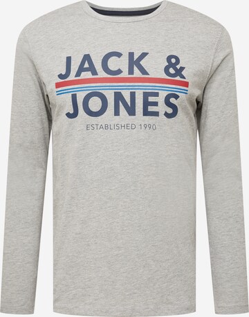 JACK & JONES Tričko 'Ron' – šedá: přední strana