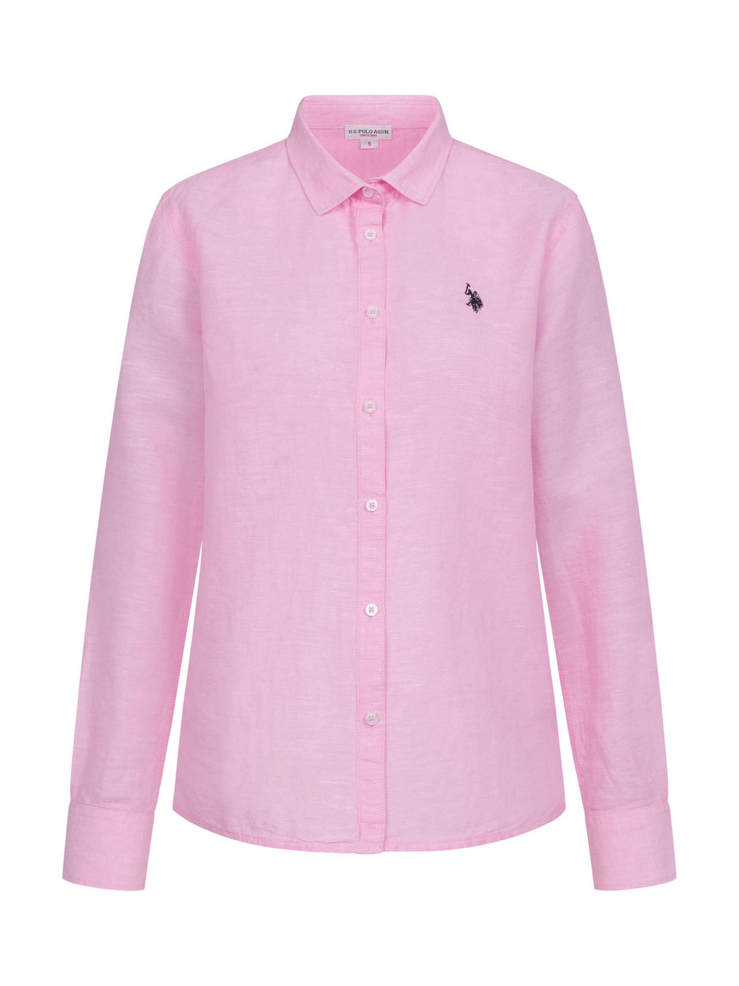 U.S. POLO ASSN. Blouse in Pink: front