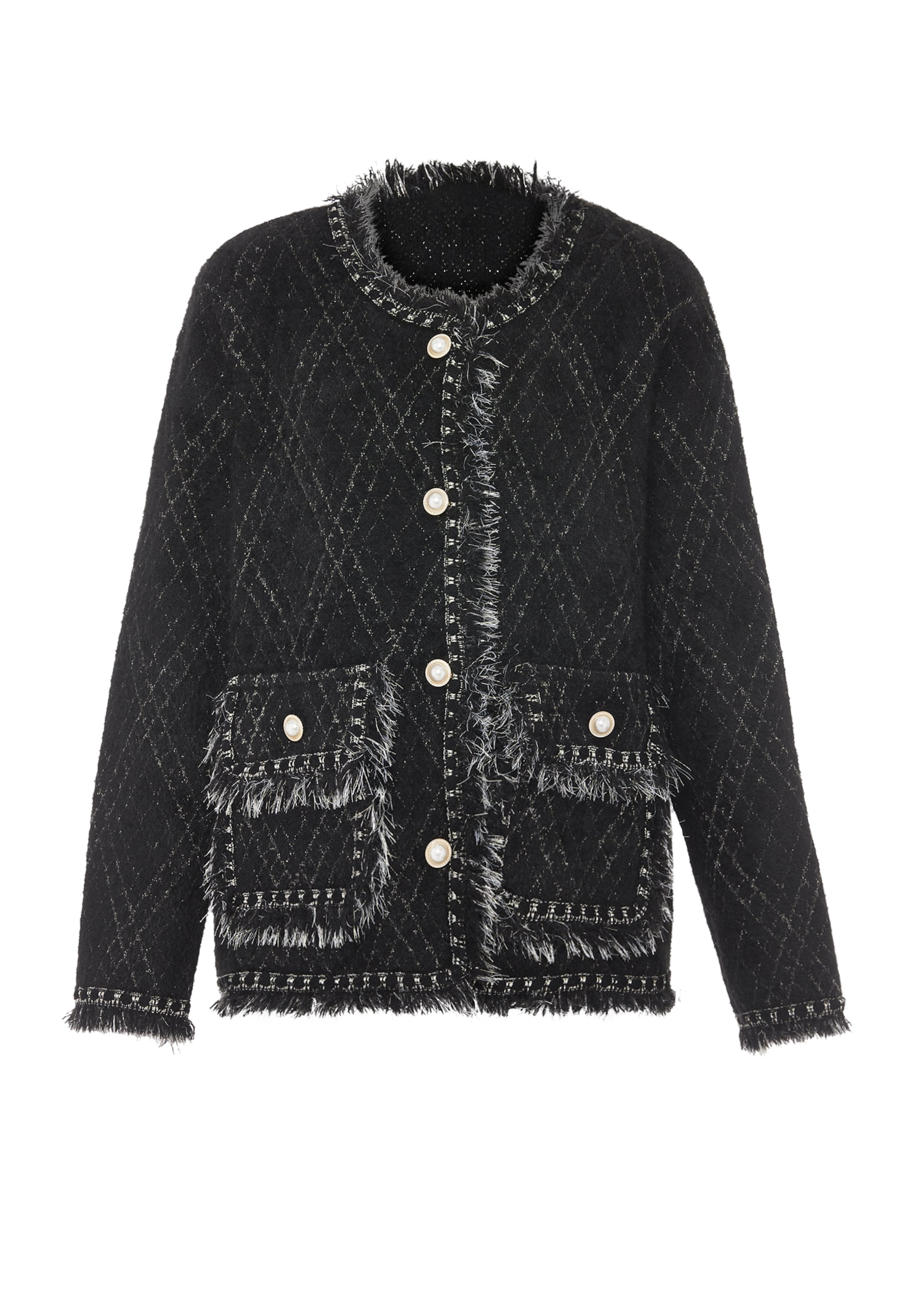 ALARY Strickjacke in Schwarz: Vorderseite