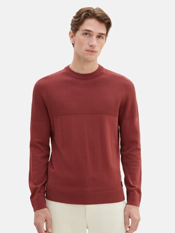 TOM TAILOR Sweater in Red: front