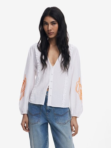 Chemisier Desigual en blanc