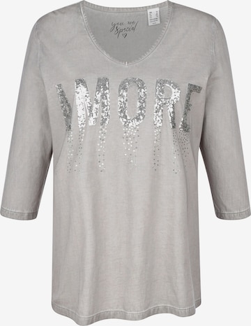 MIAMODA Shirt in Grey: front