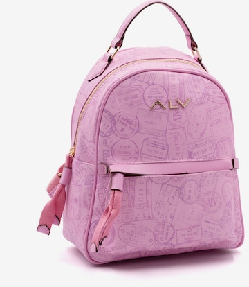 ALV By Alviero Martini Rucksack in Pink: Vorderseite