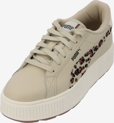 PUMA Baskets basses 'Karmen' en beige / marron / noir, Vue avec produit