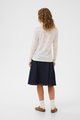 T-shirt 'CROlive' Cream en blanc