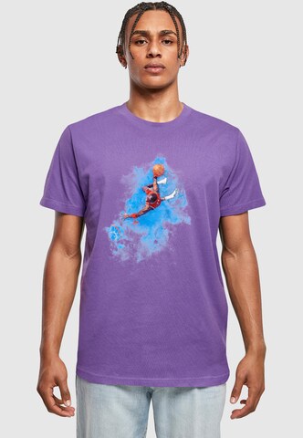 Maglietta 'Basketball Clouds' di Mister Tee in lilla: frontale