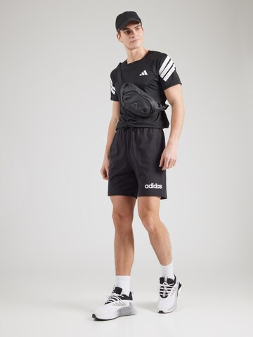 ADIDAS SPORTSWEAR regular Παντελόνι φόρμας σε μαύρο
