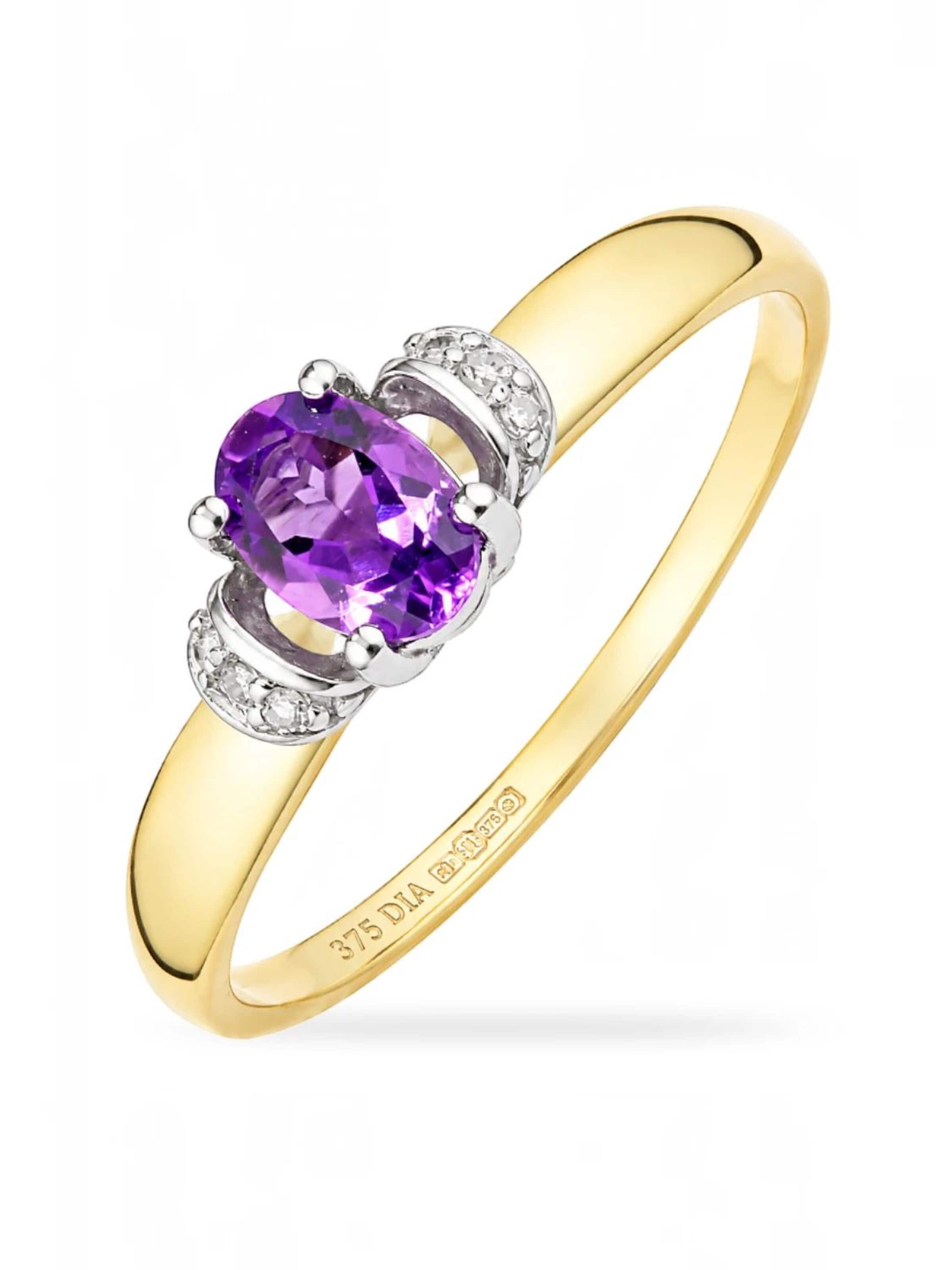 DIAMANT LETERNELPrsten - zlatna boja: prednji dio