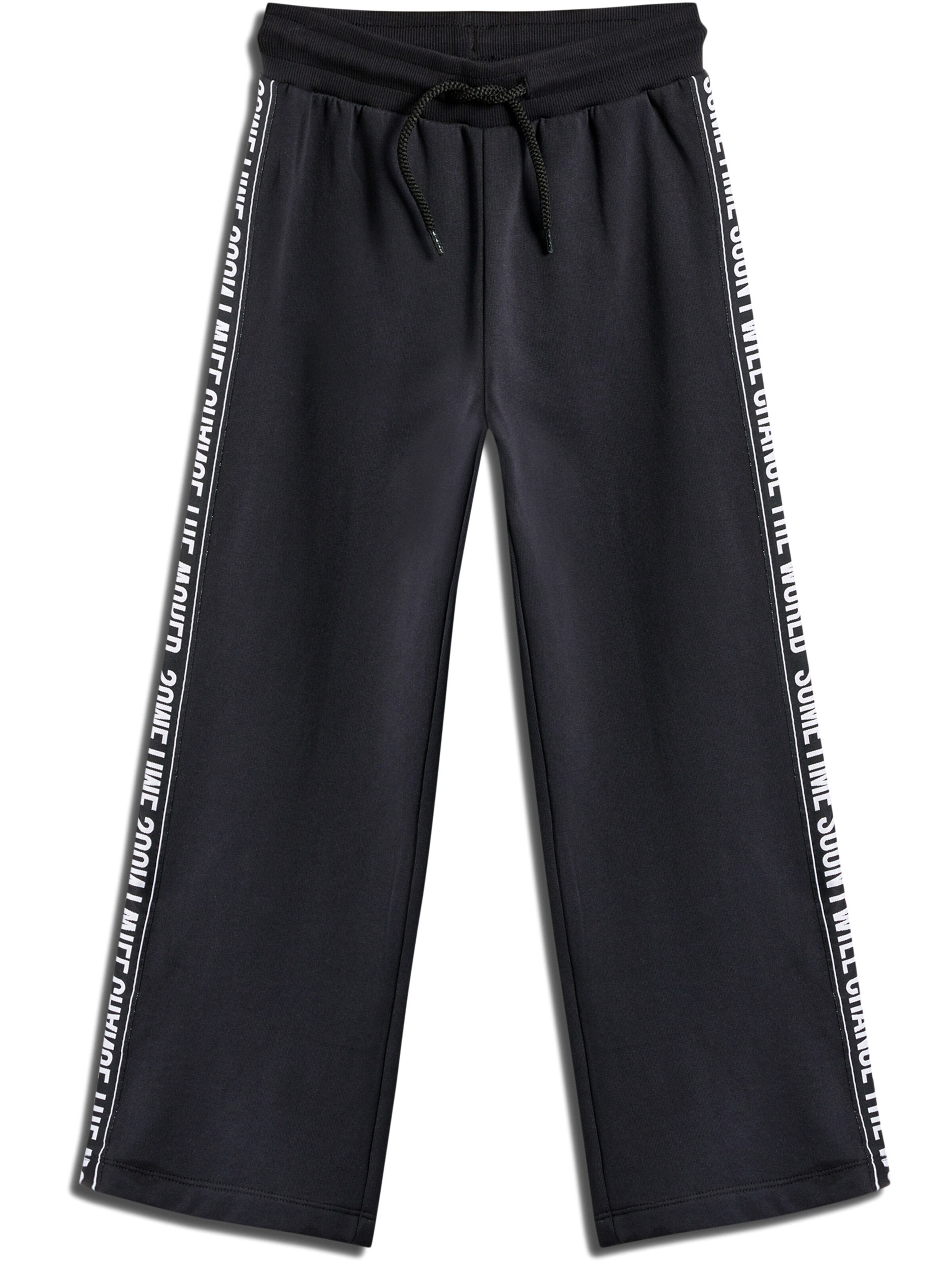 SOMETIME SOON Loosefit Hose in Schwarz: Vorderseite