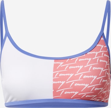 Tommy Hilfiger Underwear - Soutien Bustier Top de biquíni em azul: frente