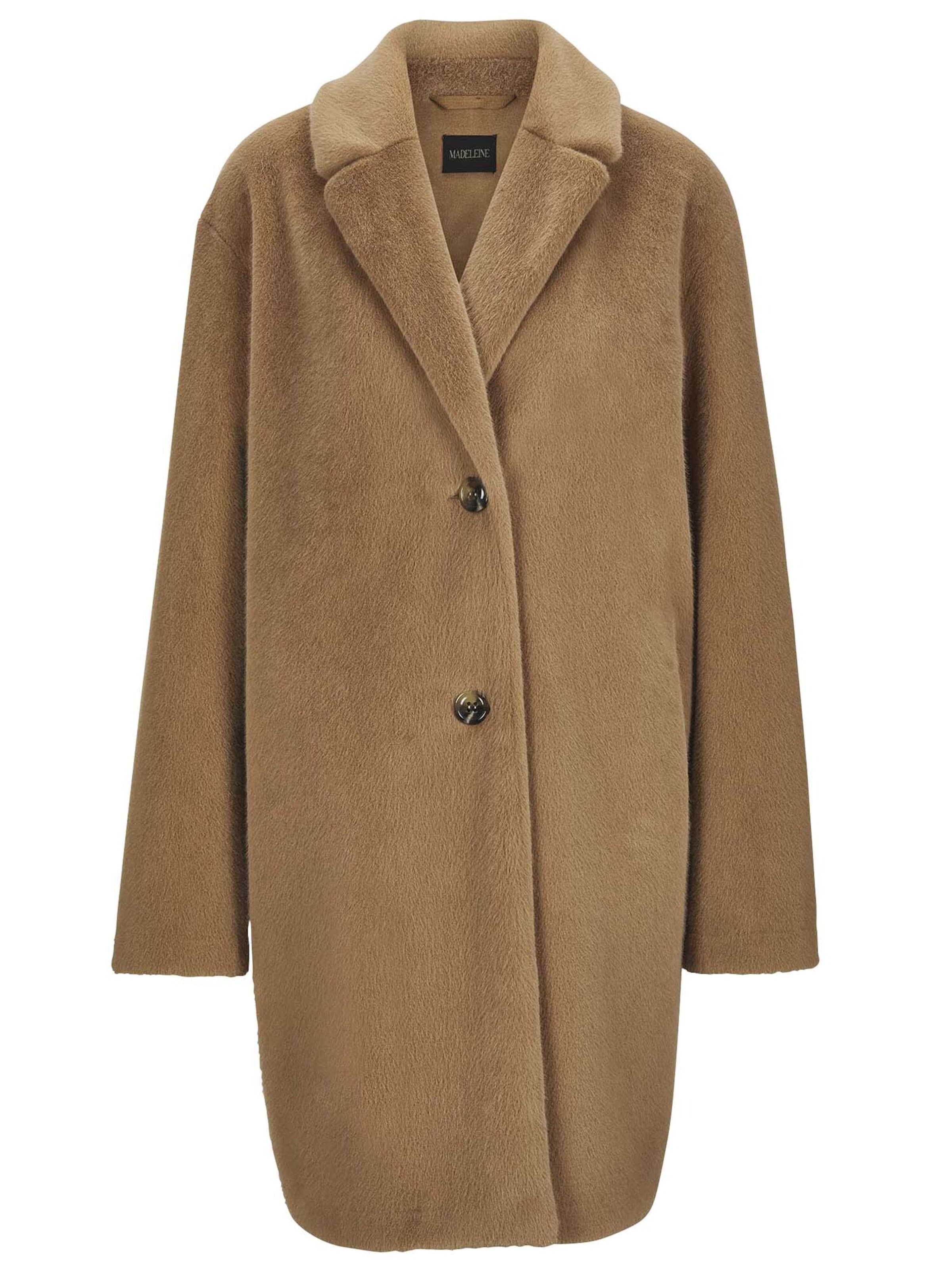 Manteau d’hiver MADELEINE en beige : devant