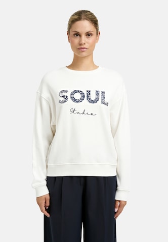 Smith&Soul Sweatshirt in White: front