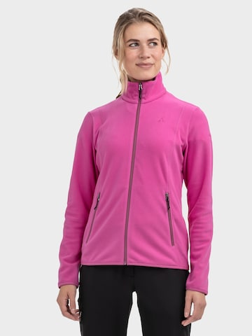 Veste en polaire fonctionnelle Schöffel en rose : devant