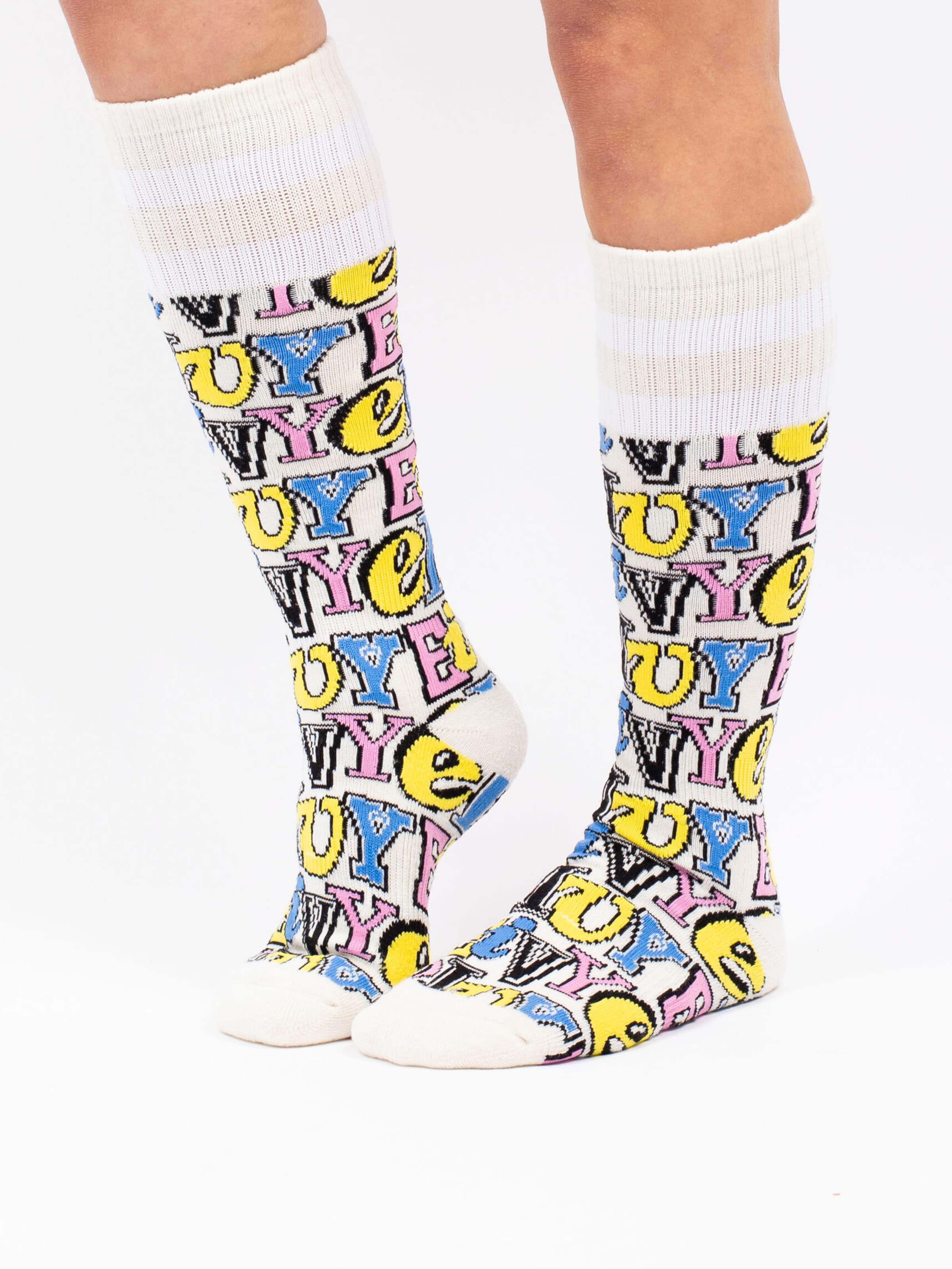 Eivy Socken in Weiß: Vorderseite