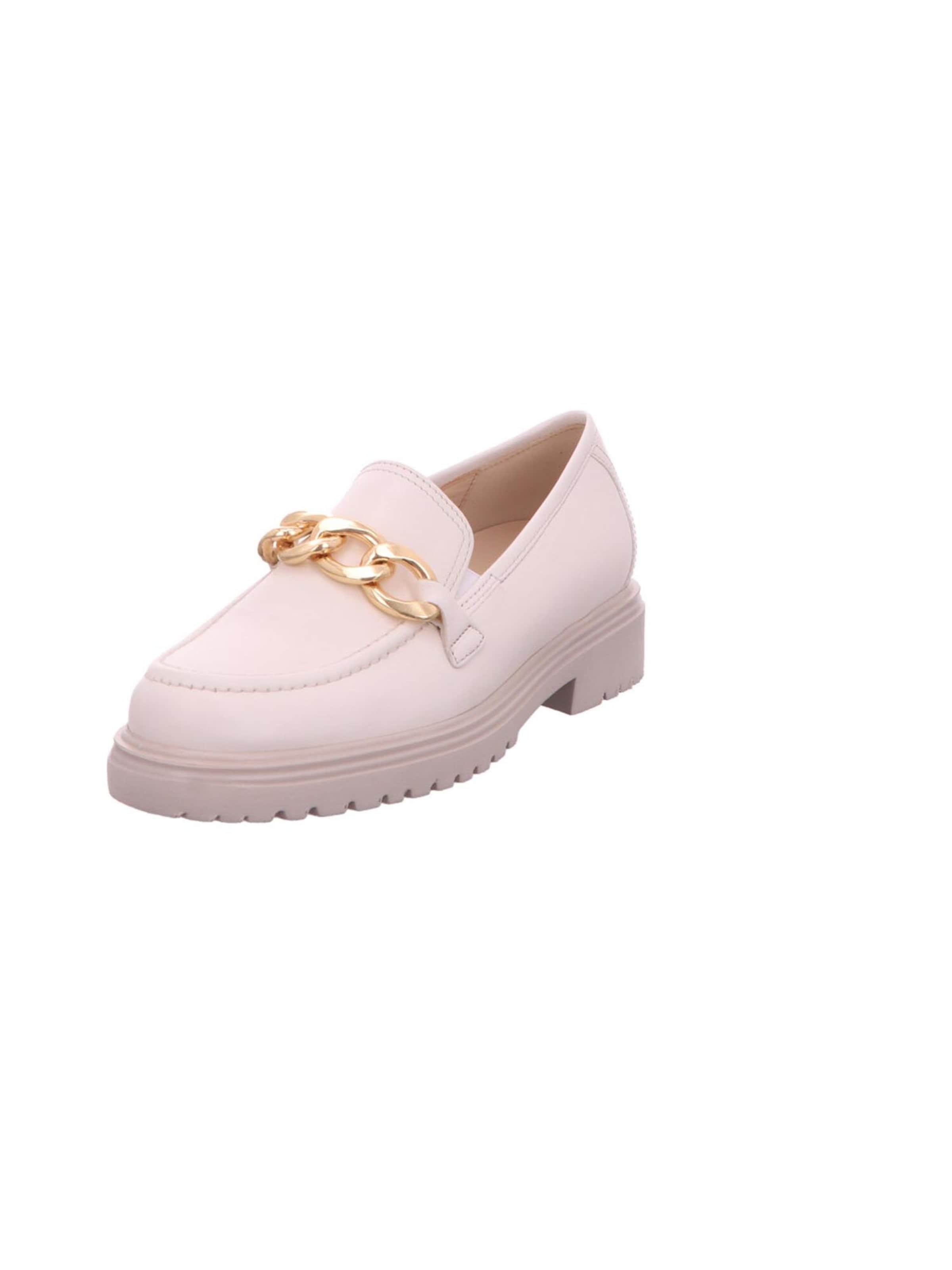 GABOR Classic Flats in Beige: front