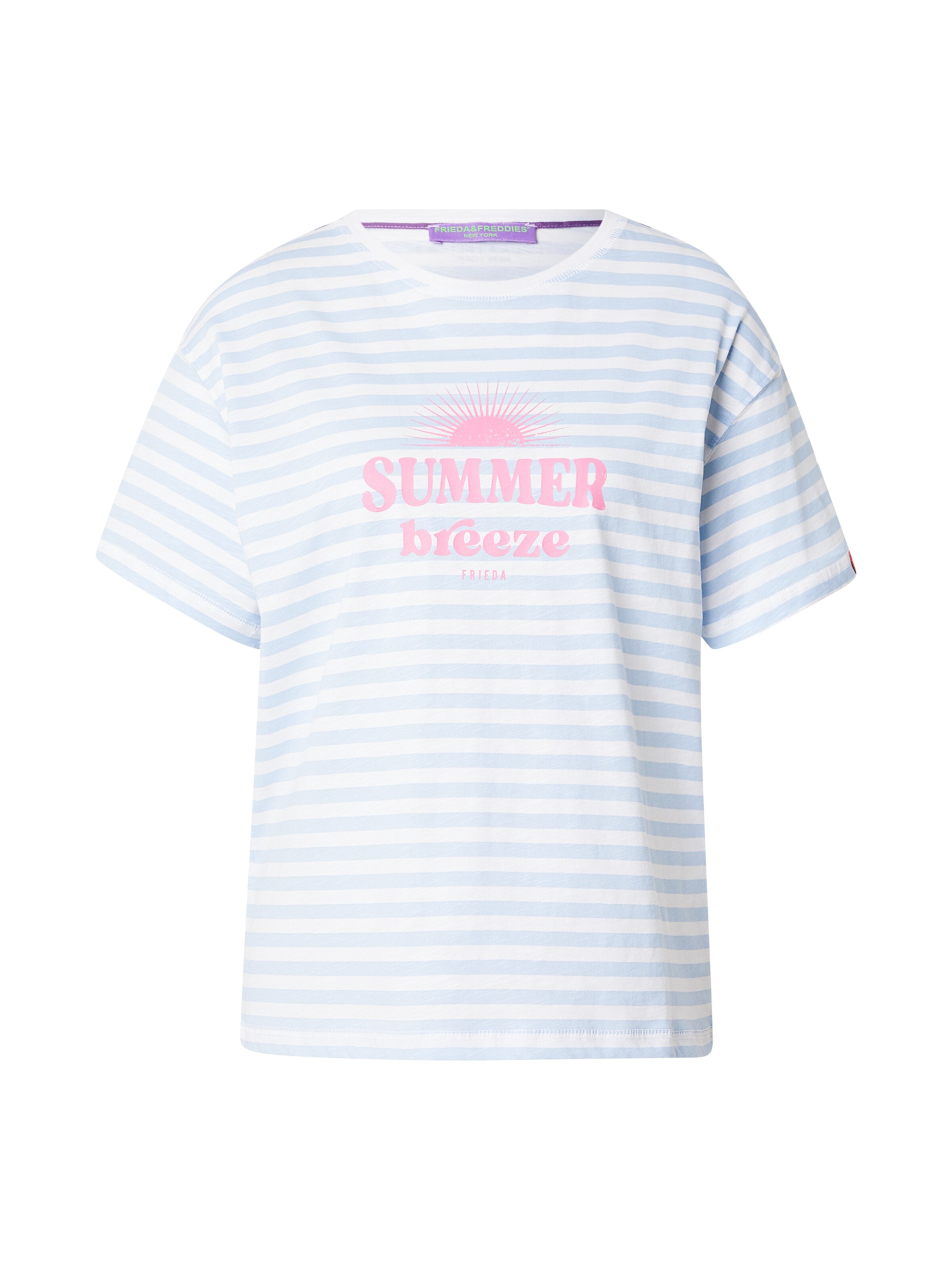Frieda & Freddies NY T-Shirt in Blau: Vorderseite