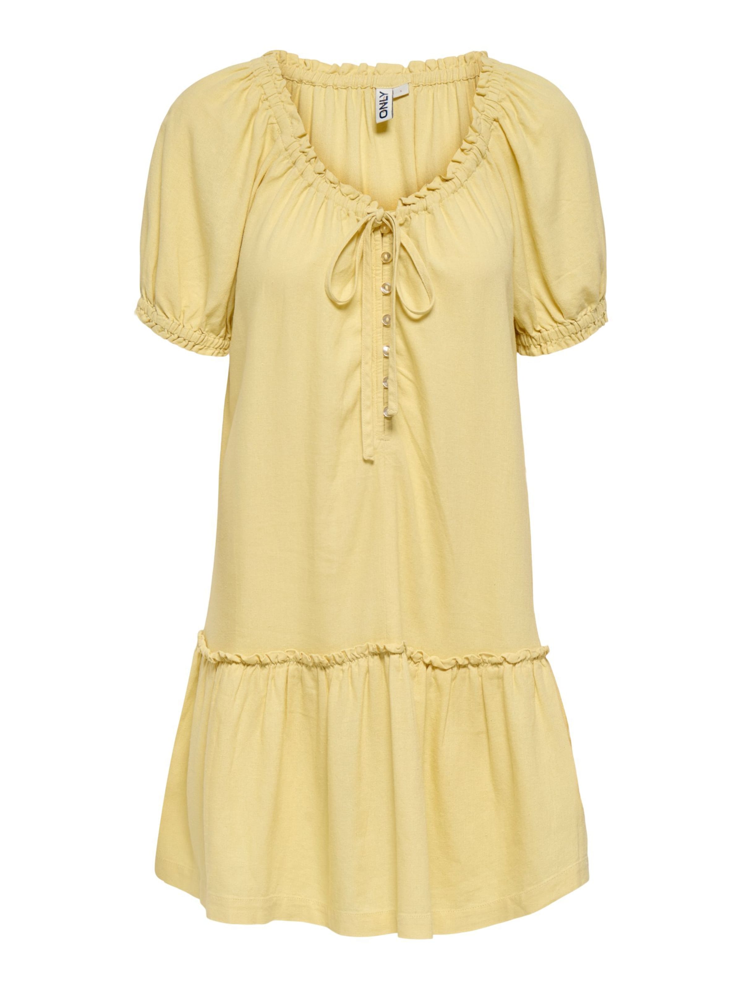 ONLY Jurk 'ONLGoa' in Geel: voorkant