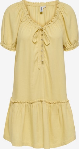 Robe 'ONLGoa' ONLY en jaune : devant