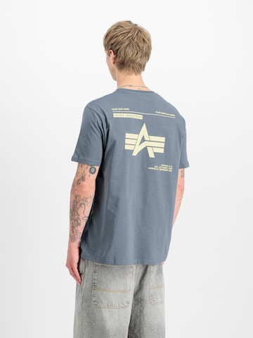 ALPHA INDUSTRIES Shirt in Blue