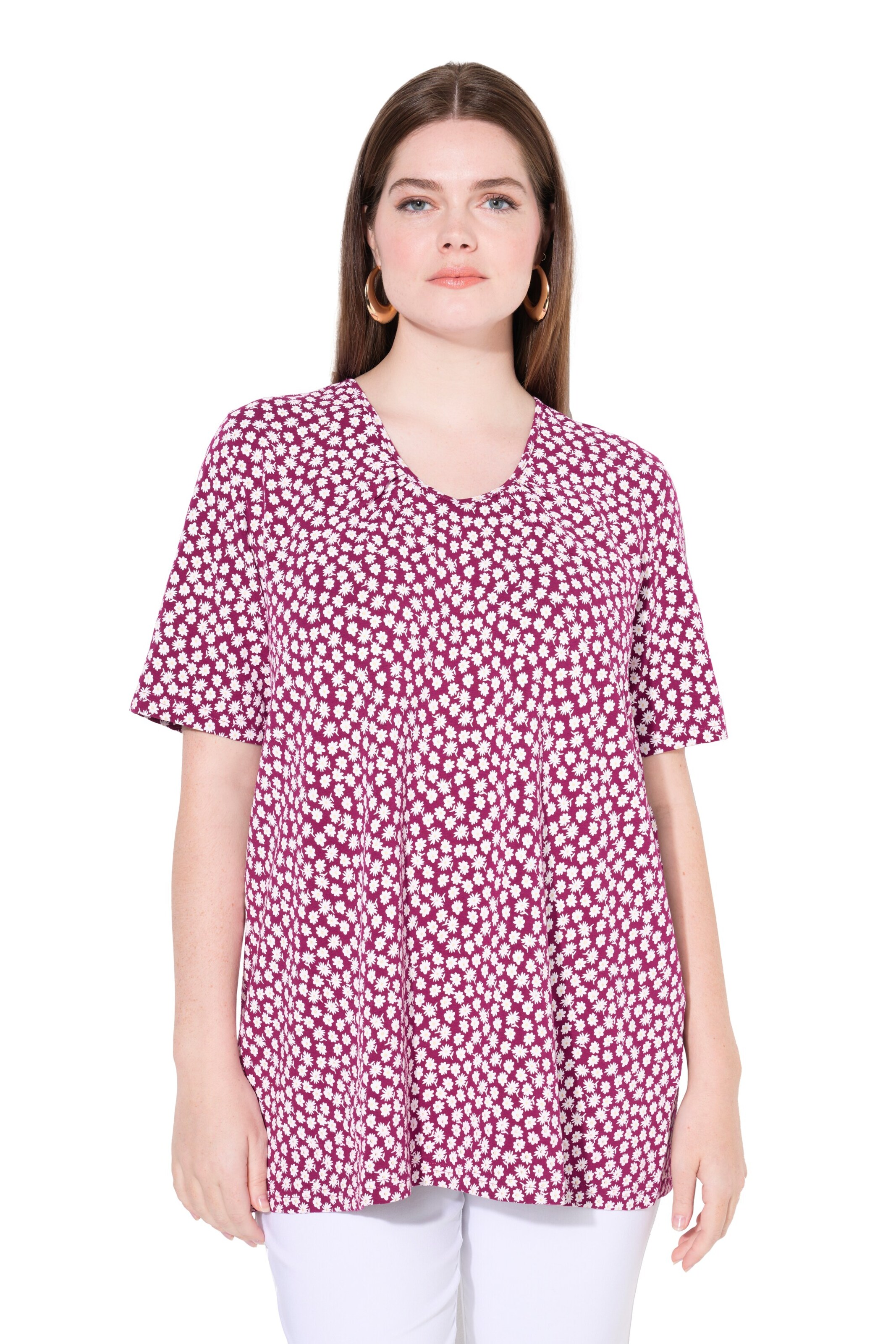 Ulla Popken Shirt in Red: front