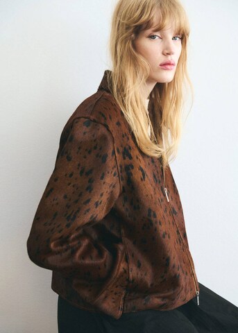 MANGO Between-Season Jacket 'Ink' in Brown