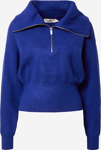 Colourful Rebel Pullover 'Kima' in Blau: predná strana