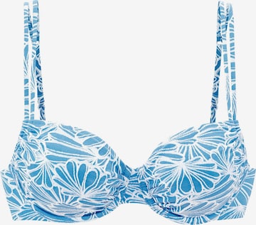 VENICE BEACH T-Shirt Bikinitop in Blau: Vorderseite
