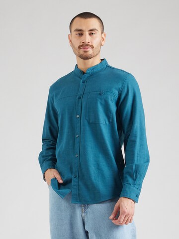 s.Oliver Regular fit Button Up Shirt in Green: front