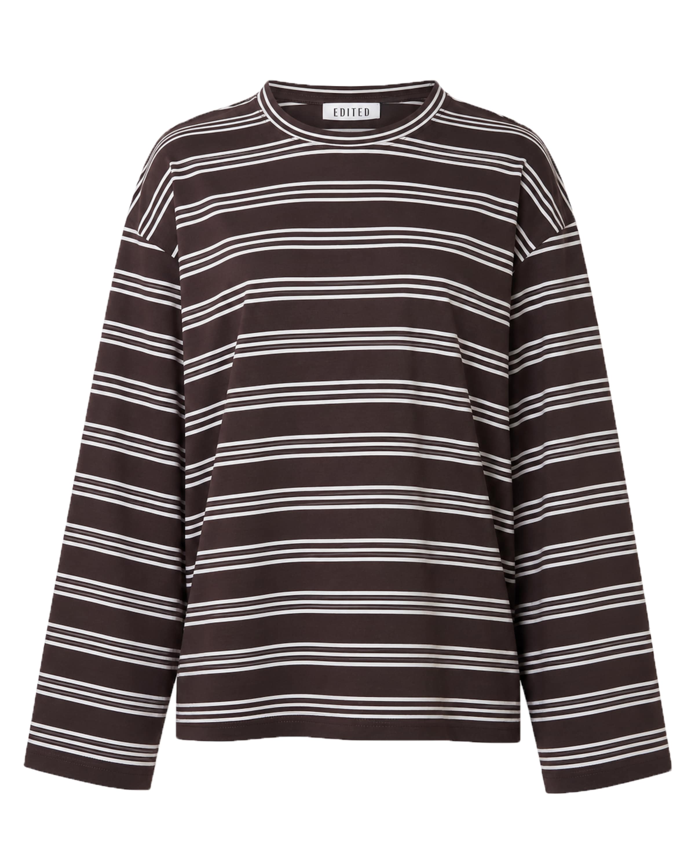 EDITED Shirt  'Verlee' in Braun: Vorderseite