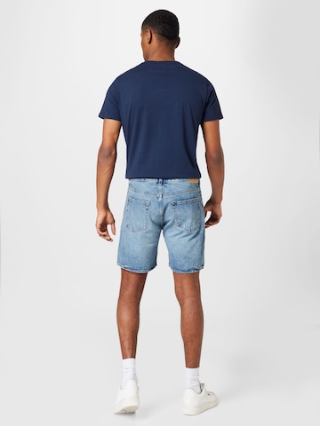 WEEKDAY Regular Shorts 'Vacant' in Blau