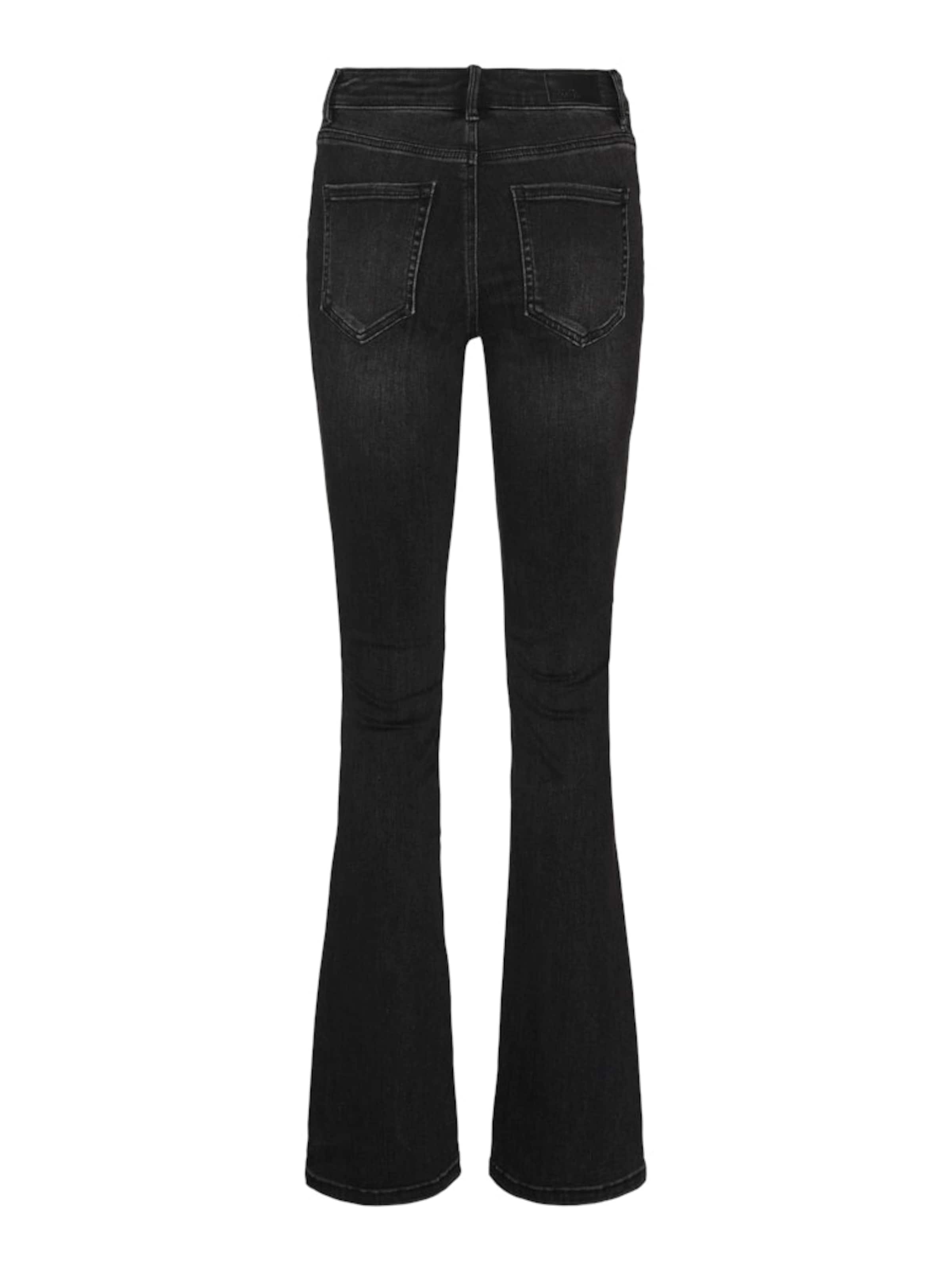 VERO MODA Rozšírený strih Džínsy 'FLASH' - Čierna